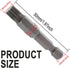1pcs M8 Triple Square Spline Bit Socket For Electric And Pneumatic Tools,1/4" Shank,12 Point,50mm Carbon Steel