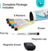 Magnetic Whiteboard for The Fridge, 16x11 inch Dry Erase Board, Refrigerator Whiteboard, Magnetic White Board for Home