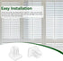 IFERLA 4, Vinyl Shutter Tilt Bar End Cap Variety Plantation Shutter Repair Kit Fit Plantation/Hunter Douglas/Breezeway