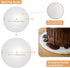 10 12 Inch (2 12 Pack 1/2" 0.5" Seamless BOARDS+ Cake Drums & Sizes, Total) | Thick Cake Rounds + Prop Up Tool Included