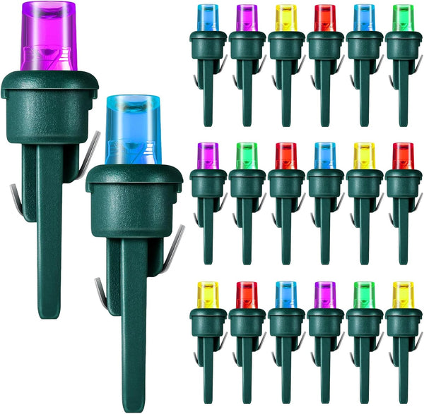 Honoson 120 Count 5 mm Winter LED Replacement Bulbs Bulk Wide Angle Winter
