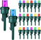 Honoson 120 Count 5 mm Winter LED Replacement Bulbs Bulk Wide Angle Winter