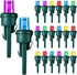 Honoson 120 Count 5 mm Winter LED Replacement Bulbs Bulk Wide Angle Winter
