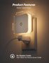 4 Pack 1-50LM Dimming 3CCT (3000K/4500K/6500K), Sujeet Night Light, Stepless LED Night Light with Night Lights Plug