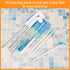 AUGHOA Sets,10 Ice Machine Cleaner Brush Pcs Ice Maker Cleaner Tools with Crevice Cleaning Brush and Scrub Sponge