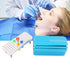 Annhua 60 Holes Dental Bur Blocks, Autoclavable Aluminum Burs Case Organizer for Dental Lab, Blue