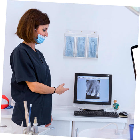 GARVALON Wall Mounted Acrylic Glove Holder and Mask Storage Box Compartment Dispenser for Gloves and Masks Organization