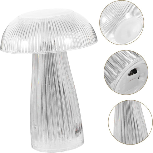 Mushroom LED Desk Lamp - Aesthetic Night Light for Bedroom and Living Room