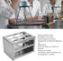 Lab Stand Rack Prevents Compact 6 Hole Stainless Steel Test Tube Holder Space Saving Wearable for 32mm Tubes by Airshi