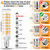 E12 100W Dimmable Bulbs C7 3000K 10W 1000 T6 Bulbs 6 Pack Replacement LED Candelabra Warm White Lumen LED Chandelier