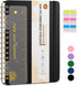 Lined Spiral Notebook Journal, 160 Numbered Pages A5 College Ruled, Plastic Hardcover for Work School