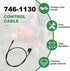 Wadoy Control Cable 946-1130 Compatible with MTD, Troy Bilt, Craftsman Lawn Mower - Replace for 746-1130