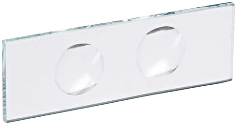 United Scientific CSTK02 Glass Thick Cavity Slides, 2 Concavities (Pack of 12)