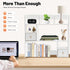 lxrnqcey 3-Tier 9 Desktop Bookshelf, Compartments Desktop Organizer Shelf, Home Office Desk Organizer, Rectangular