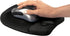 Fellowes (9176501) Memory Foam Mouse Pad/Wrist Rest- Black