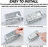 36 Pcs Knockout Seal Electrical Box Plugs for 1/2 Inch Pipe, Round Steel Removable Seal for Unused Electric Box Outlets