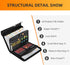 Hontom 24 Pockets Fireproof Accordion File Organizer, Portable Document Storage Folder with Snap Closure