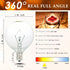 Snnalosses 40W Bulbs,Wax Bulbs,E12 120 Bulbs White,G50/120V,6 Packs Light Warmer Candelabra Base Volt Round Light