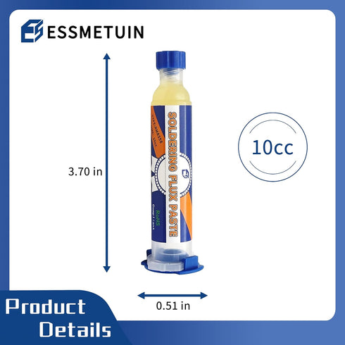 Desoldering Wick and Soldering Flux Paste for Electronics Repair, No Clean Solder Removal Kit