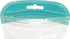 (100, 6.30 inch 9.45 inch) Clear Window Half Turquoise Green Plastic Resealable Bags with Butterfly Hang Hole