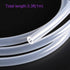 DMiotech 1/8" ID 1/4" OD Clear Silicone Tube, 3.3 Feet Industrial Silicone Tubing for Water Air Pump