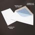 BAZIC #6 3/4 Security Envelopes with Gummed Closure, 80 Pack for Mailing and Organizing