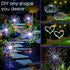 HPUFKOT Garden,2 Pack 200 8 (Colorama-2Pack) Solar Garden Lights Outdoor,Waterproof LED Twinkling Firework Lights