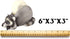 Novelty Tape Dispenser, Raccoon Office or Cubicle Desk Accessory, 6 Inches by Needzo