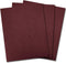 Binditek 50 Pack Maroon Leather Textured Polycovers, 16 Mil Binding Presentation Covers for Business Reports, 8-1/2 x