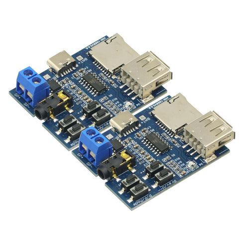 GODIYMODULES 2PCS MP3 3.7~5.5V Type-C USB TF Card U Disk Format Decoder Board Module Amplifier Decoding Audio Player DC