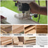 Set 1/2 1" 1-1/8" 1-1/4" 1-3/8" 1-1/2" 2 5in1 Set HARFINGTON Router Bit Core Box Shank Cutting Dia. Round Nose Router