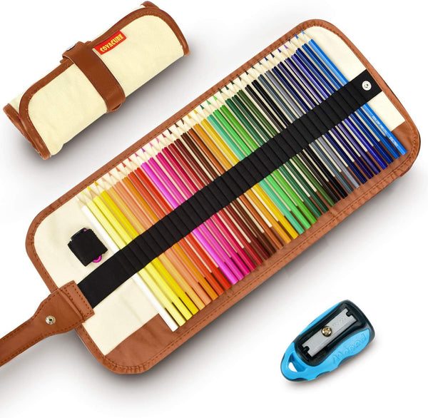covacure Colored Pencils, Premier Color Pencil Set With 36 Colouring Pencils,Sharpener and