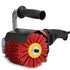 Abrasive Nylon Wire Drawing Wheel Drum Brushes, 80 Grit 120x100mm Polishing Tool for Wood Furniture