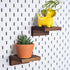 SEMPOMA 2 Pack Solid Wood Pegboard Shelves Compatible with IKEA Skadis Pegboard -