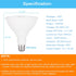 GREENIC Radar Motion Sensor Light Bulbs Outdoor, 15W 5000K PAR38 LED Flood Light, 100 Watt Equivalent, 2 Pack
