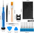 Small Phillips Screwdriver Set, Small Slotted Screwdrivers, 15 Piece Magnetic Repair Tool Kit for Computer, Laptops,