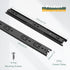 13 1.5 Inch 2Pcs PATIKIL x Drawer Slides, Steel Full Extension Ball Bearing Side Mounted Rails with Mounting Screws