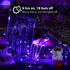 19.47ft 60 8 BrizLabs Purple Halloween Lights, LED Battery Halloween Lights, Modes Purple Fairy String Light