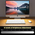 2-in-1 2 Setup, Under Monitor Light Bar, PCS Screenbar Light Desk Lamp Computer with Remote Controller Color Changing