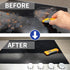 Razor Blade Scraper Tool with 15 Extra Blades - Glass Top Stove & Oven Door Scraper for Cleaning Paint