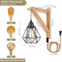 Frideko Hanging Lamps that Plug into Wall Outlet - Wall Lamp with Plug in Cord, Farmhouse Plug in Wall Sconces, Rustic