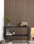 1pc WVH Luxury American Walnut Acoustic Slat Wood Wall Panel Sample, Premium Finish, Interior Decor for Walls