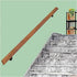 ALDEPO Grab Bars Non-Slip Wood Handrails, Pine Handrails Complete Kit, Barrier-Free Staircase Grab