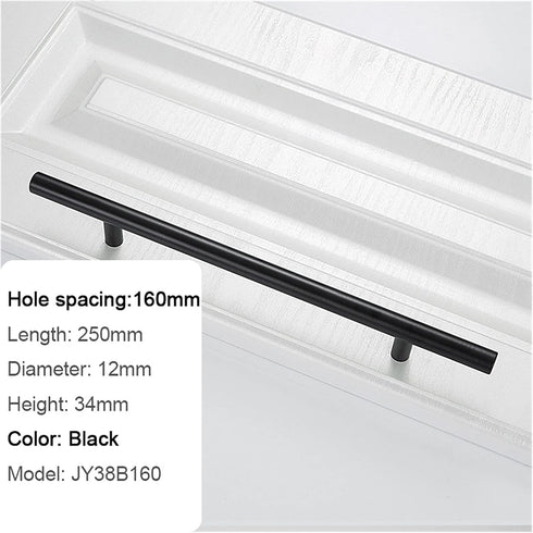 XINHUIPART 160mm) Cabinet Drawer Handle Large Handle Modern Minimalist Kitchen Furniture Cabinet Drawer Handle Gold