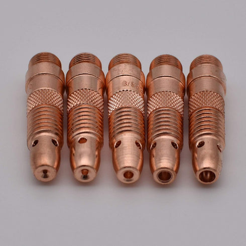 10Pcs Assorted Collet Body 10N30 10N31 10N32 10N28 406488 (0.040"-1/16"-3/32"-1/8"-5/32") & Collet 10N22 10N23 10N24 10N25 54N20 for TIG Welding Torch 17, 18 and 26