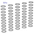 50 PCS Nitrile Rubber O Ring, 45mm OD, 37mm ID, 4mm Width, Metric Buna-N NBR Sealing Gasket for Plumbing Repair