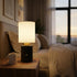 Dimmable Modern Cordless Table Lamp - Rechargeable Battery Operated Desk Lamp with Touch Control, Small Bedside Lamps