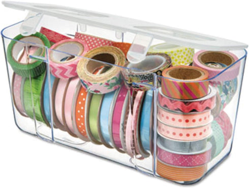 Deflecto Caddy Organizer Compartment, Medium, Clear (29201CR)
