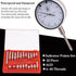 Dial Indicator with Magnetic Base Holder, Precision Inspection Set, 0-1.0" Tester Gage, 0.001" Precision Dial Test