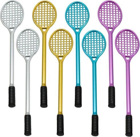 Maydahui 40PCS Tennis Racket Gel Pen, Black Ink for Home Office School